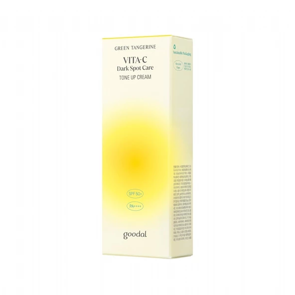Goodal Green Tangerine Vita C Dark Spot Tone Up Cream - Ton Eşitleyici CC Krem & Güneş Kremi SPF50+ PA++++ - 2