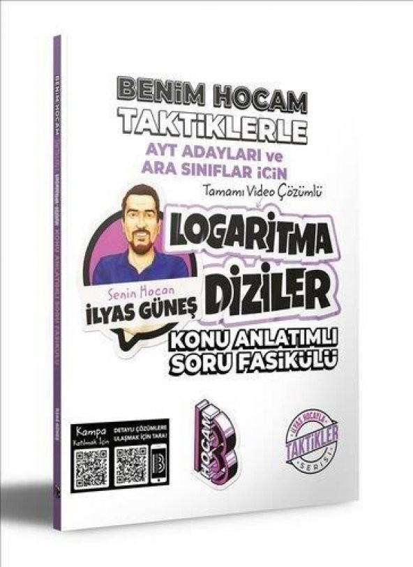 2023 AYT Adayları ve Ara Sınıf İçin Taktik Logaritma Diziler Konu Anlat Soru Fasikülü Benim Hocam