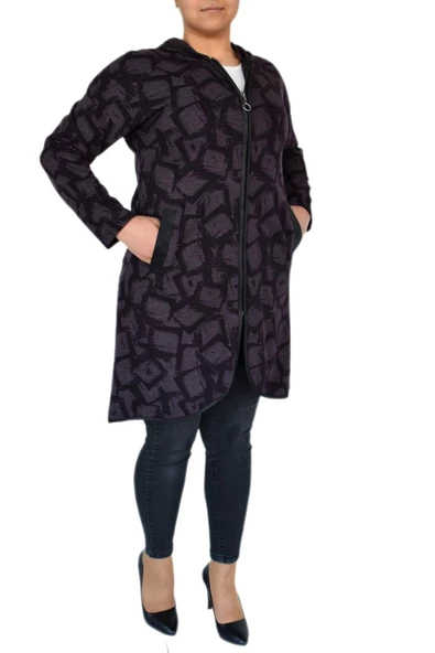 Kadın Mevsimlik Hırka Kapüşonu Fermuarlı 9393 BGL-ST02264 ürün görseli