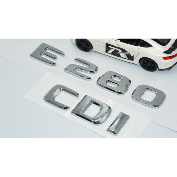 DK Tuning E280 CDi Bagaj Krom ABS 3M 3D Yazı Logo Benz İle Uyumlu - 3