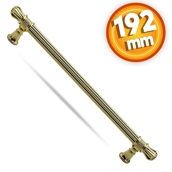 Akbatı Çekmece Dolap Dolabı Kapak Kapağı Kulpu Kulbu 192 Mm Gold Metal Kulpları Mobilya Mutfak