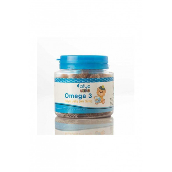 Afye Kids Güçlendirilmiş Şeker Omega-3 royal Jelly 50 Ayıcık