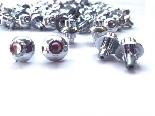 BBS Krom Jant Boncuğu Vida Chrome Perçin Civata 160 Adet - 2