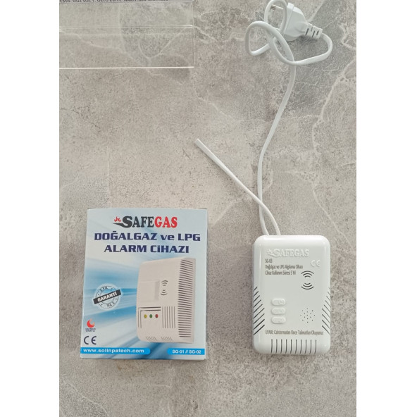 Safegas Gaz Alarm Cihazı Doğalgaz Lpg Dedektörü SG 03 - 3