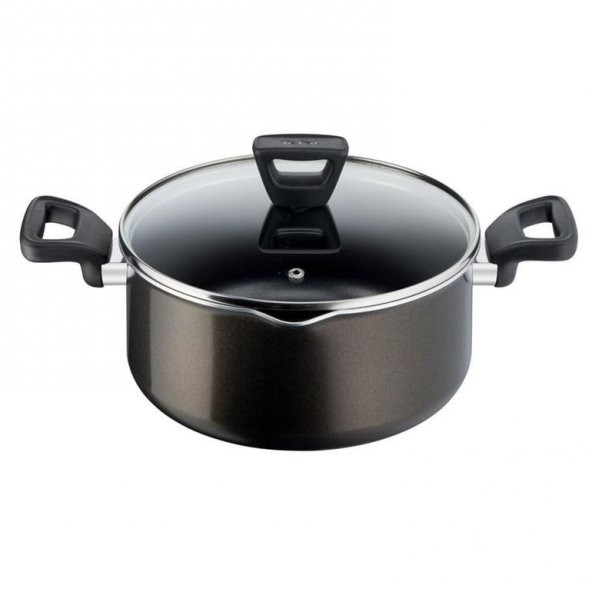 Tefal Titanyum 1X XL Difüzyon Tabanlı Derin Tencere - 24 cm