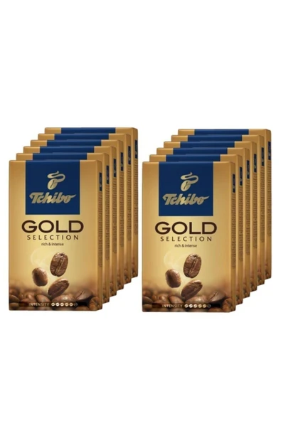 Tchibo Gold Selection Öğütülmüş Filtre Kahve 250g - 12 Adet - 1