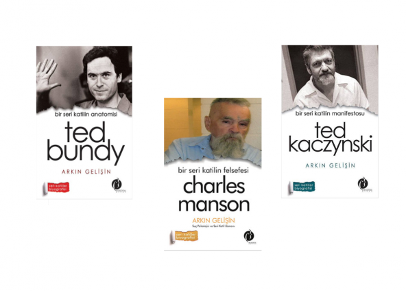Ted Bundy & Charles Manson & Ted Kaczynski (3 Kitap) - 1