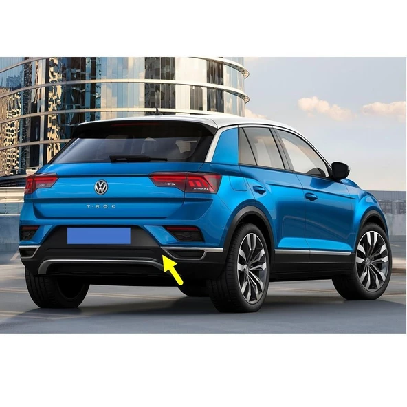 VW T-Roc 2018-2022 Arka Tampon Çeki Çekme Demiri Kapağı 2GA807441