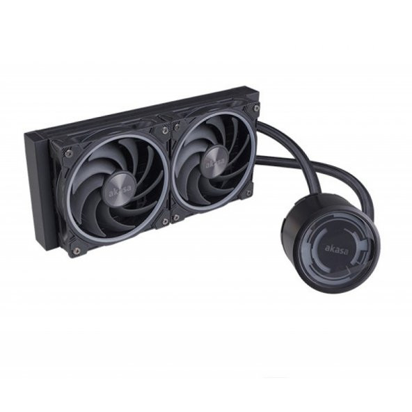 AKASA 240MM SOHO240 AK-LC4003HP01 RGB SIVI SOĞUTMALI İŞLEMCİ FANI 1700p-AM5 - 3