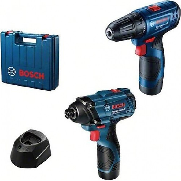 Bosch GSR 120-LI Akülü Vidalama + GDR 120-LI Somun Sıkma Makinesi