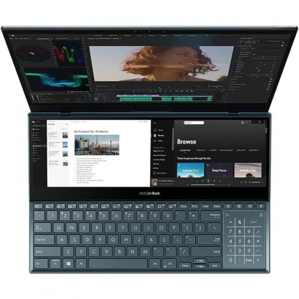 Asus Zenbook Pro Duo Oled Ux582zm-H2036w Intel Core Intel Core I7 12700H 32Gb 1Tb Ssd Rtx 3060 Windows 11 Home 15.6" Uhd 4K Taşınabilir Bilgisayar - 4