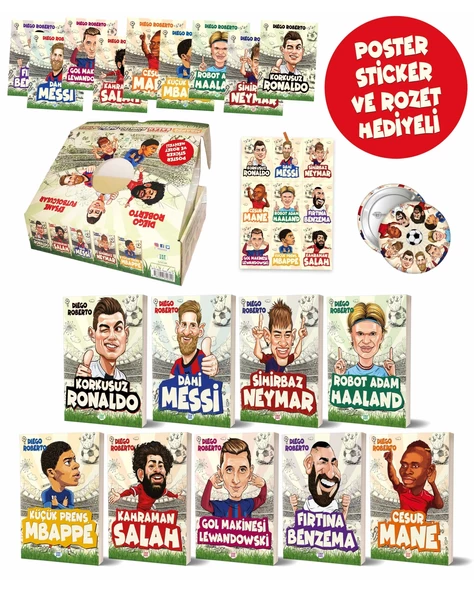 EFSANE FUTBOLCULAR KUTULU SET (9 KİTAP TAKIM M&G)