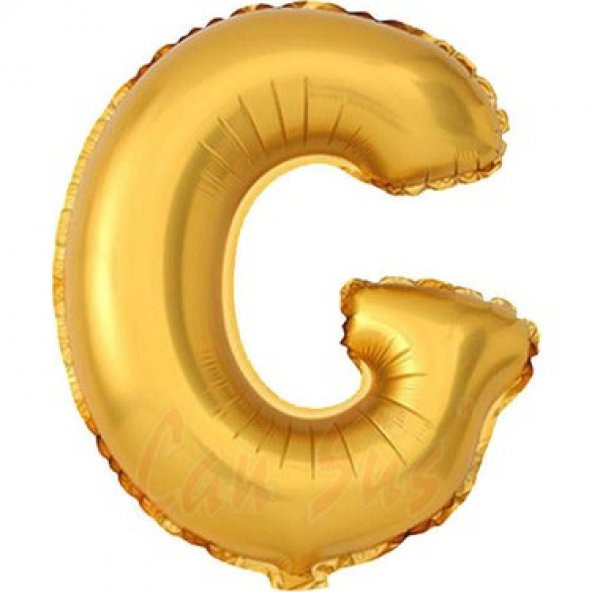 Halay Kına folyo g harfi mega büyük bok 40 46 inç gold - 1