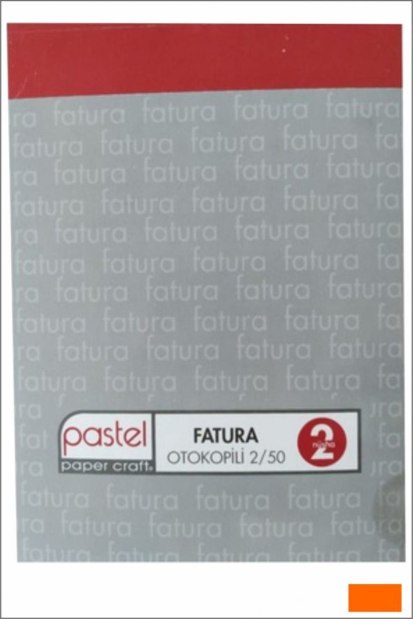 Pastel Fatura Defteri 14x20 cm boyutunda 2/50 A5 Otokopili 2 Nüsha 50 Asıl 50 Suret (144LÜ PAKET) 144 Adet - 1