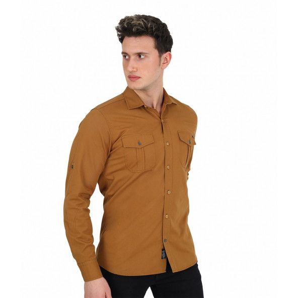 Banada Moda Marka Erkek Regular Fit Gabardin Gömlek - 2