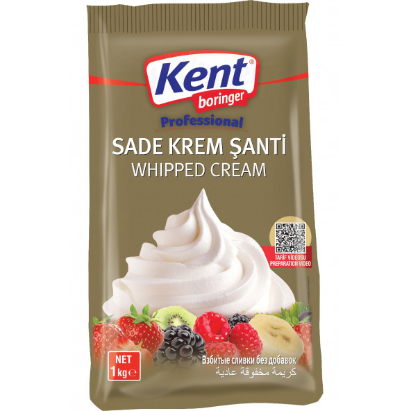 Kent Boringer Krem Şanti Sade 1 Kg