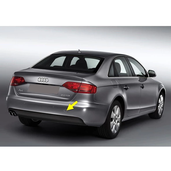 Audi A4 B8 2009-2012 Arka Tampon Çeki Çekme Demiri Kapağı 8K0807441A - Resim 2