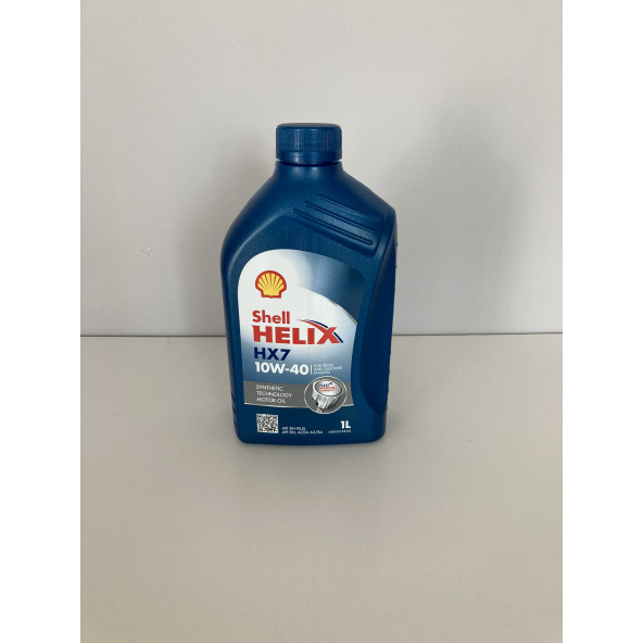 SHELL HELIX HX7 10W-40 YARI SENTETİK MOTOR YAĞI 1LT. 10/22 ÜRETİM