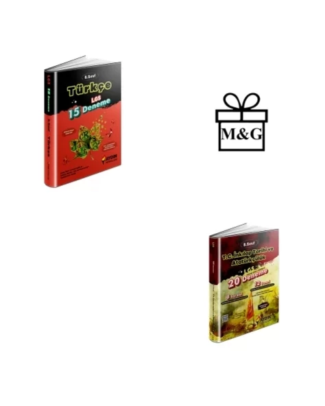 LGS 8.Sınıf Türkçe 15'li ve İnkılap 20'li Deneme ürün görseli