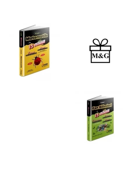 LGS 8.Sınıf Matematik 15'li ve Fen Bilimleri15'li Deneme Sınavı