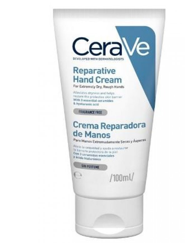 Cerave El Kremi Kuru ve Sertleşmiş Eller İçin Onarıcı 100 ml