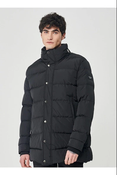 Lee L222360001 Erkek Siyah Destekli Mont