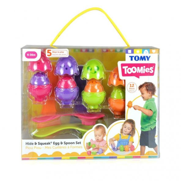 73082 Tomy Saklambaçlı Yumurtalar Kaşık Seti - 2