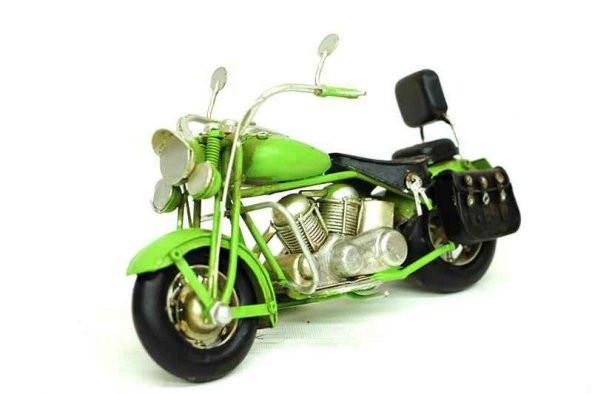 Dekoratif Metal El Yapımı Motosiklet - 2