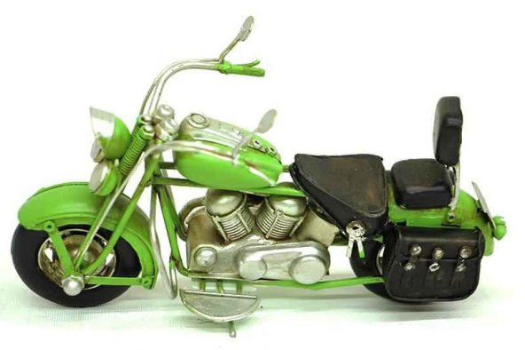 Dekoratif Metal El Yapımı Motosiklet - 3