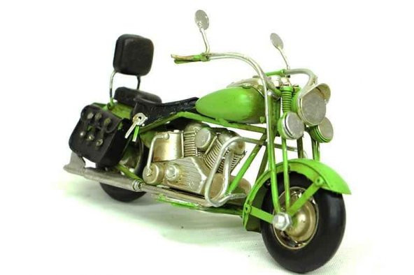 Dekoratif Metal El Yapımı Motosiklet - 4