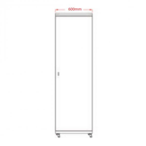 Legend 22U Eco 19 INC Dikili Tip Rack Kabinet 600x600x1120mm Siyah - 7
