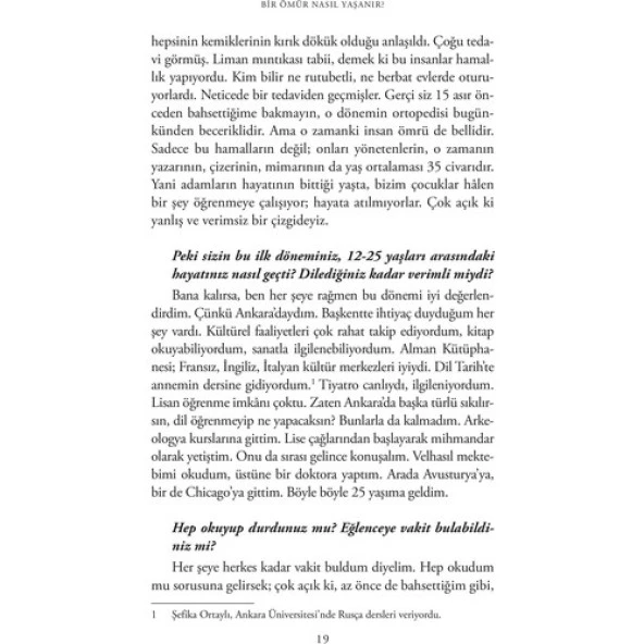 Bir Ömür Nasıl Yaşanır İLBER ORTAYLI - 8