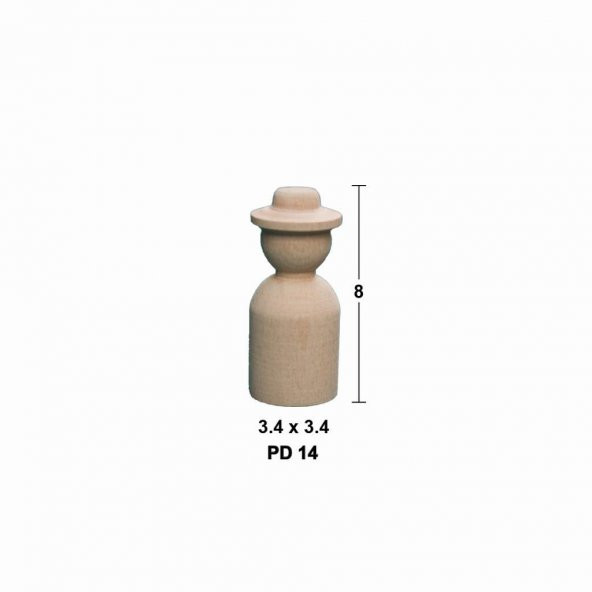 Boyanabilir Peg Doll  PD14 ürün görseli