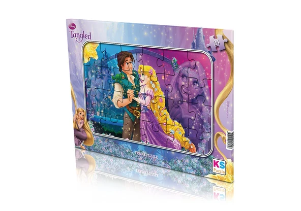 Tangled (Rapunzel) Lisanslı Puzzle/Yapboz 24 Parça - 2