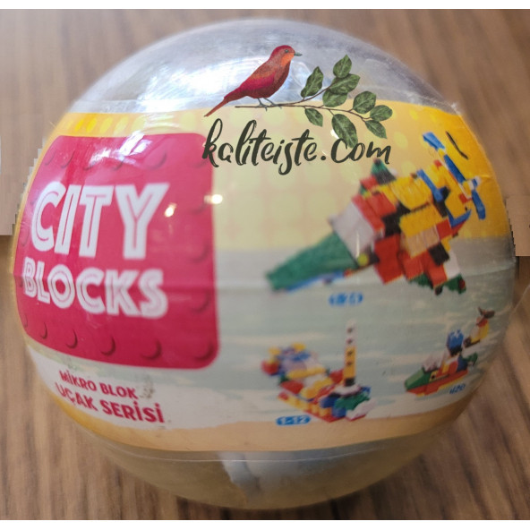 Mikro Blok Uçak Oyuncak Seti