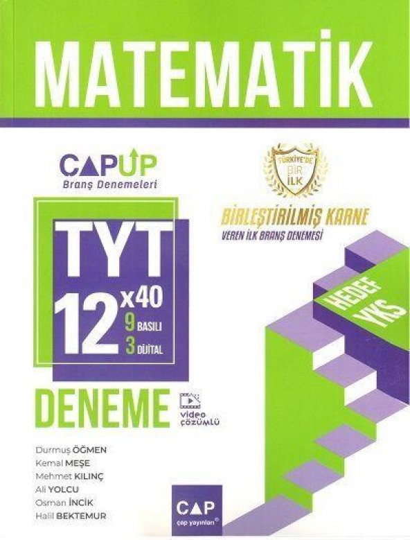 TYT Matematik 9 x 3 Up Deneme Çap Yayınları