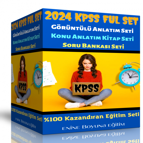 2024 KPSS Kazandıran Ful Set (7 Kitap + 180 Saat Anlatım)