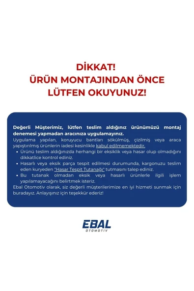 Ford Tourneo Courier Krom Stop Çerçevesi 2 Parça Abs 2014-2023 Model Uyumlu - Resim 5