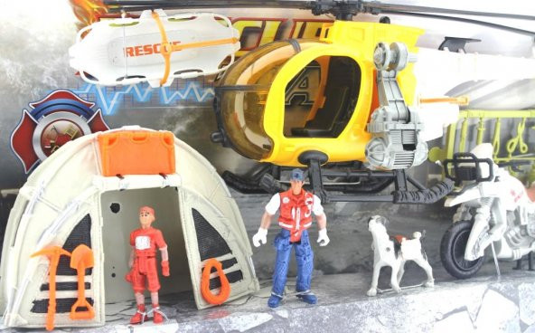 Çadırlı Kurtarma Timi Oyun Seti - 4