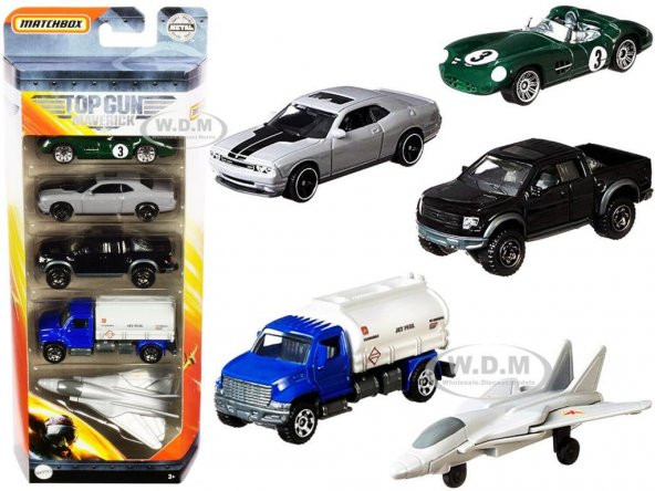 Matchbox Beşli Araba Seti Topgun Maverick GPF96