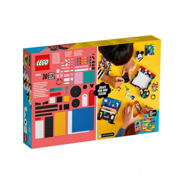 41964 Lego Dots, Mickey ve Minnie Okula Dönüş Projesi Kutusu, 669 parça, +6 yaş - 4