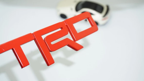DK Tuning TRD Bagaj Kırmızı ABS 3M 3D Logo Amblem Toyota İle Uyumlu ürün görseli