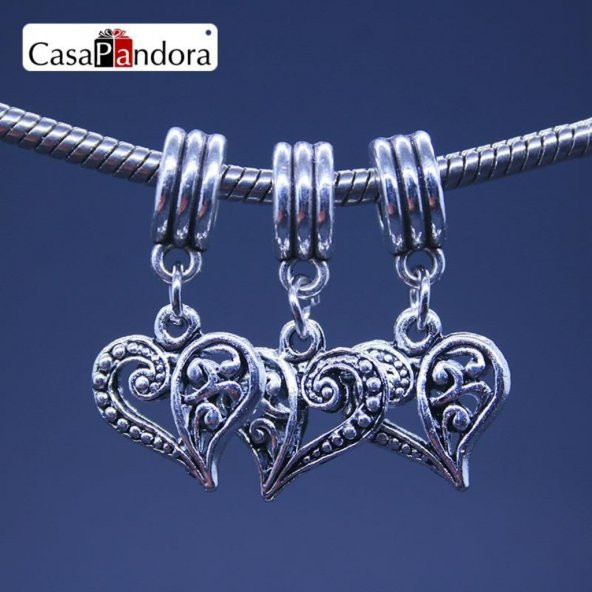 Worldshop  KALP İŞLEME CHARM GÜMÜŞ, CHARM BİLEKLİK UYUMLU