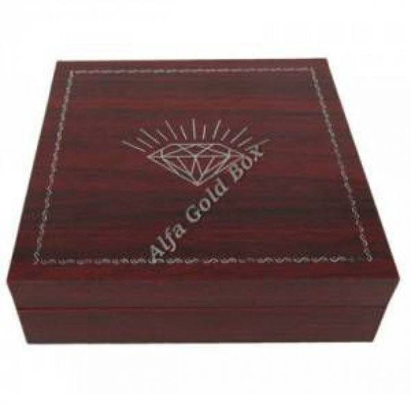 Worldshop YENİ MODA BİLELİK MAVİ QUEEN CHARMLI , AHŞAP KUTU İÇERİSİNDE - 3