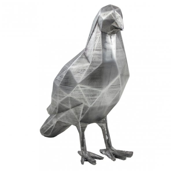 Dekoratif Güvercin Biblo Heykel El Yapımı Hediyelik Süs Eşyası Sevimli Poly Model Tasarım Ürünü