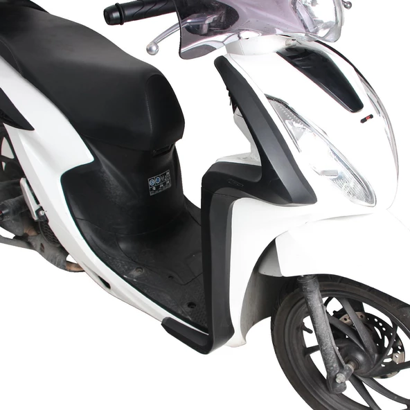 GP Kompozit Honda Dio 2021-2024 Uyumlu Bacak Koruma Siyah - 4