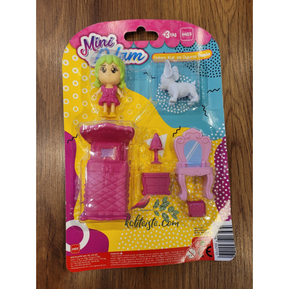 Oyuncak Mini Odam ve Petim Kartela