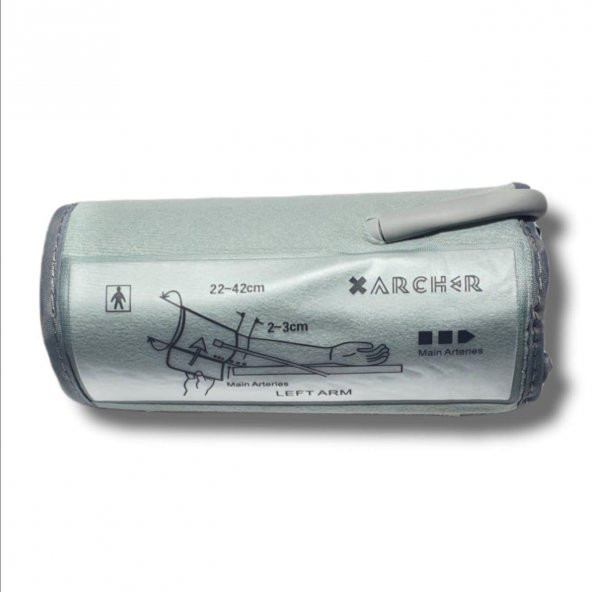 Archer İntelli Wrap Dijital Tansiyon Aleti Manşonu 22-42 Cm Tek Hortum - 4