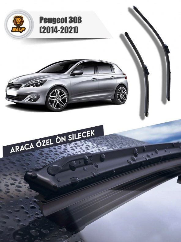 Peugeot 308 Muz Silecek Takımı (2014-2021) 60x45