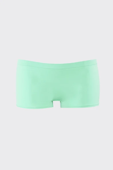 Neon Mor Yeşil Turkuaz Dikişsiz 3lü Ağlı Şort Külot - Resim 3